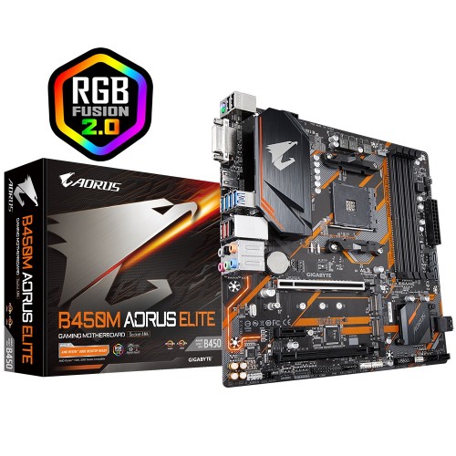 gigabyte-b450m-aorus-elite-amd-gaming-motherboard Gigabyte B450M AORUS Elite AMD Gaming Motherboard - Image 1