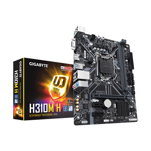 gigabyte-h310m-h-8th-gen-micro-atx-motherboard Gigabyte H310M H 8th Gen Micro ATX Motherboard - Image 1