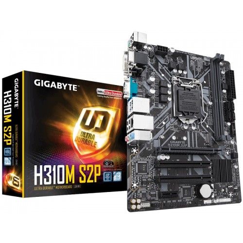 gigabyte-h310m-s2p-8th-gen-micro-atx-motherboard Gigabyte H310M S2P 8th Gen Micro ATX Motherboard - Image 1