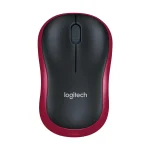 Logitech M185 Red Wireless Mouse