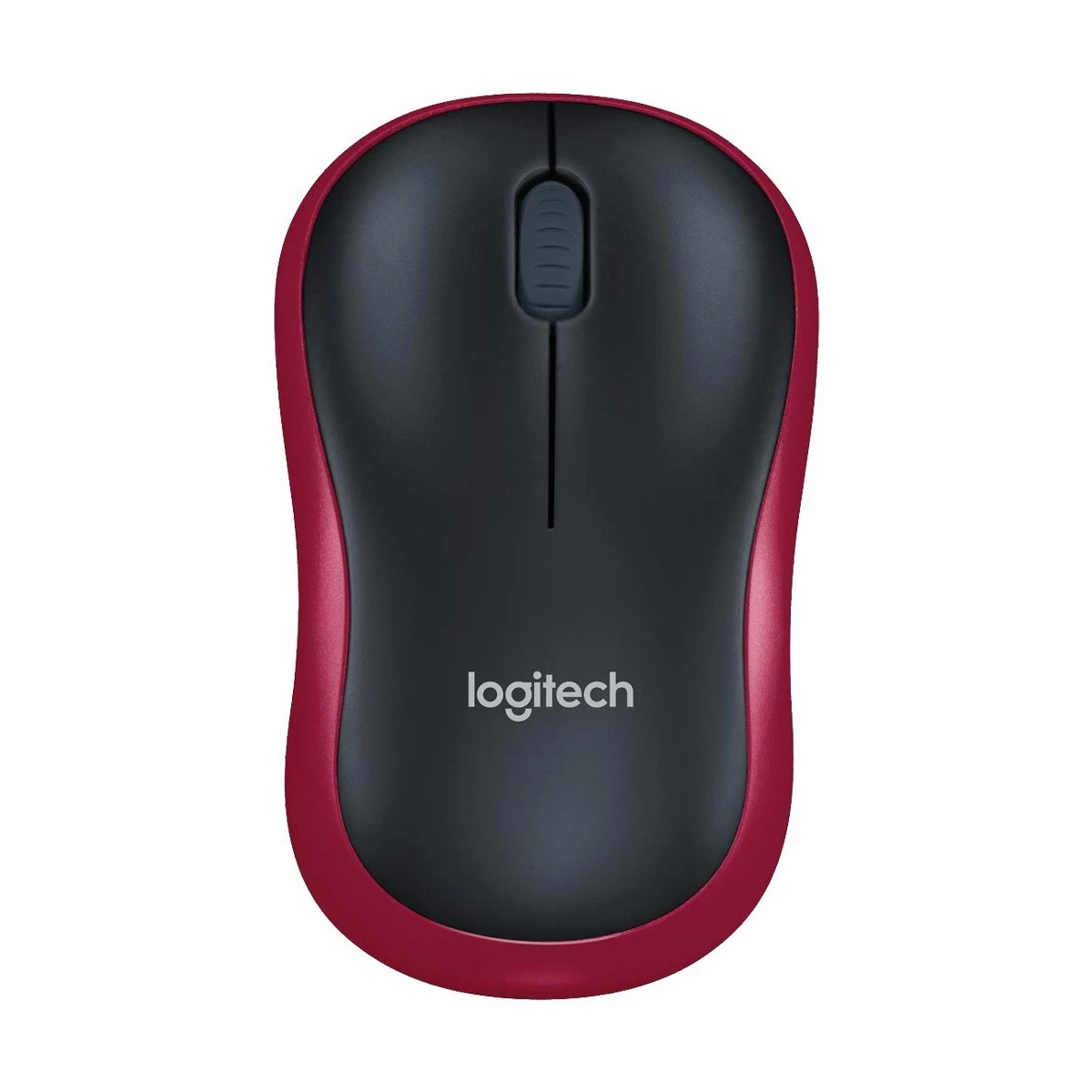 logitech-m185-red-wireless-mouse Logitech M185 Red Wireless Mouse - Image 1