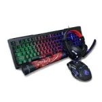 iMICE GK-470(Red) 4 in 1 Gaming Mouse with Pad, Headphone & Combo Keyboard