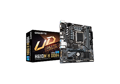 gigabyte-h610m-h-12th-gen-intel-h610-chipset-ultra-durable-motherboard Gigabyte H610M H 12th Gen Intel H610 Chipset Ultra Durable Motherboard - Image 1